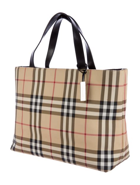 burberry london nova check handbag|burberry nova check tote price.